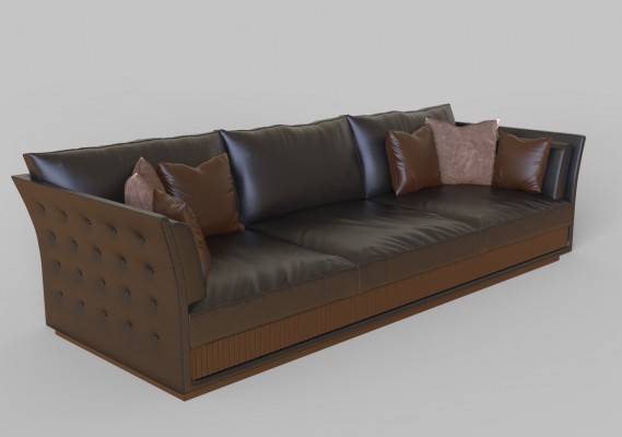 Sofa Dark leather